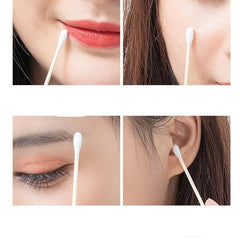 Disposable Double Headed Cotton Swabs for Beauty Makeup Removal
