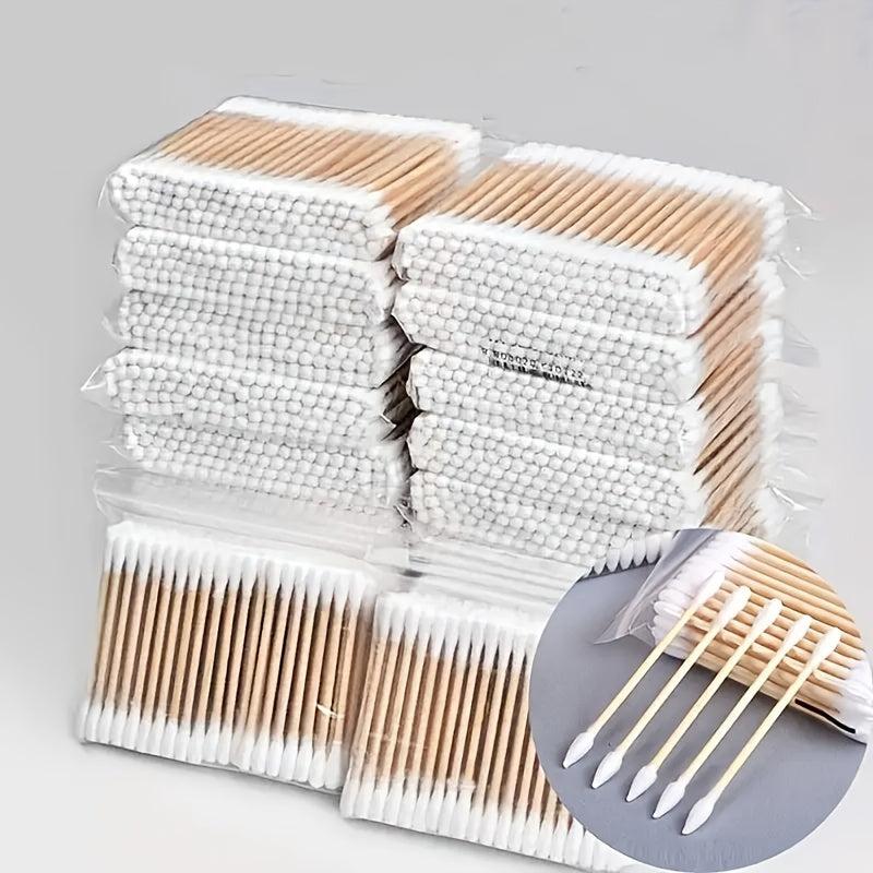 Disposable Double Headed Cotton Swabs for Beauty Makeup Removal