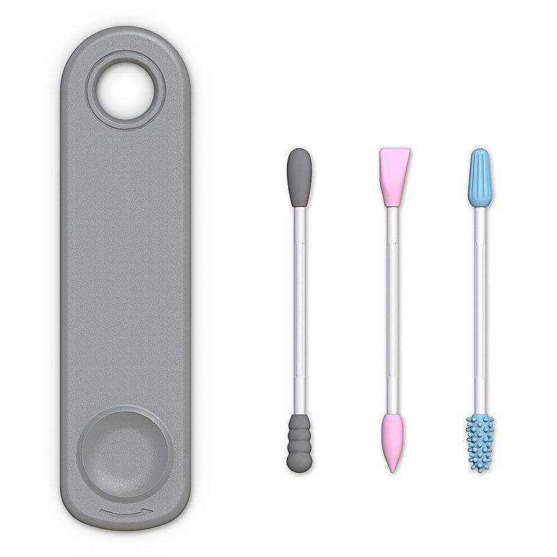 Reusable Ear Swab And Makeup Swabs Kit Silicone Cotton Swabs
