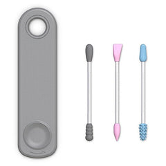 Reusable Ear Swab And Makeup Swabs Kit Silicone Cotton Swabs