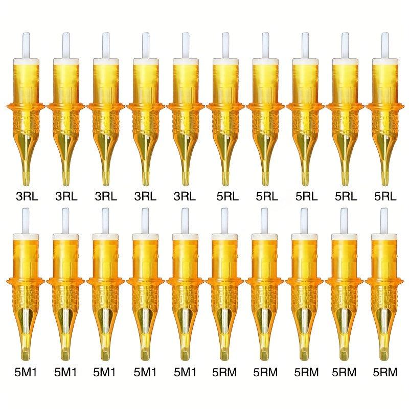 20pcs Tattoo Cartridge Needles - Standard Round Liner
