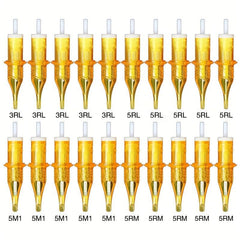 20pcs Tattoo Cartridge Needles - Standard Round Liner