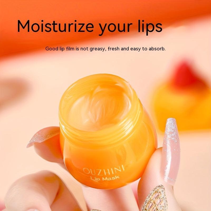 Moisturizing Lip Balm Honey Pot - Strawberry & Peach Flavor