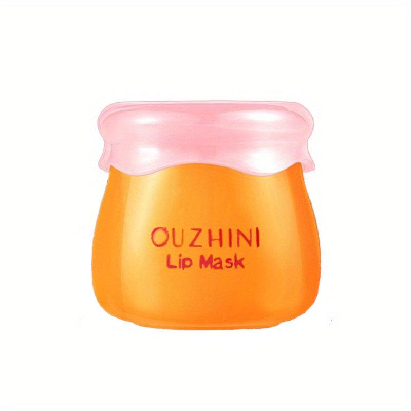 Moisturizing Lip Balm Honey Pot - Strawberry & Peach Flavor