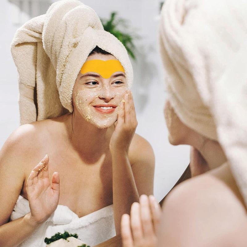 10Pcs Face Wrinkle Patches Hydrolyzed Collagen Smooth Forehead Fine Lines