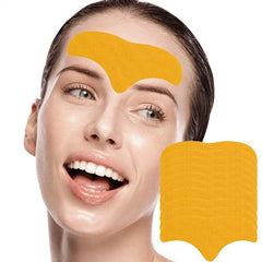 10Pcs Face Wrinkle Patches Hydrolyzed Collagen Smooth Forehead Fine Lines