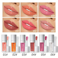 3pcs Mirror Lip Glaze Glossy Lipstick Moisturizing Lip Gloss