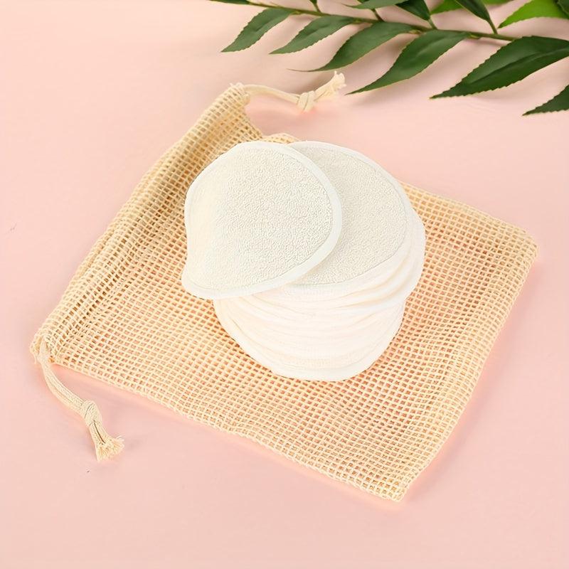 Bamboo Reusable Makeup Remover Pads Washable Eco Friendly Pads