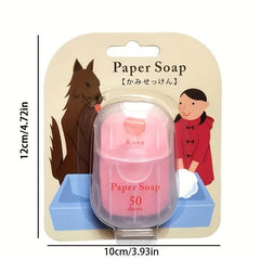 Portable Travel Soap Slices Hand Washing Tablets for Household and Outdoor Use