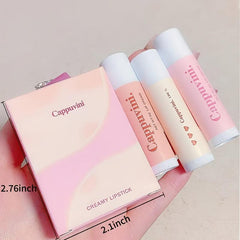 Hydrating Lip Balm Soothes Fades Lip Lines Long Lasting Non-Stick Gloss