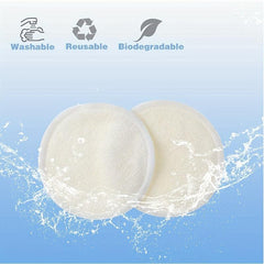 16pcs Organic Reusable Makeup Remover Pads Washable Bamboo Pads Eco Friendly