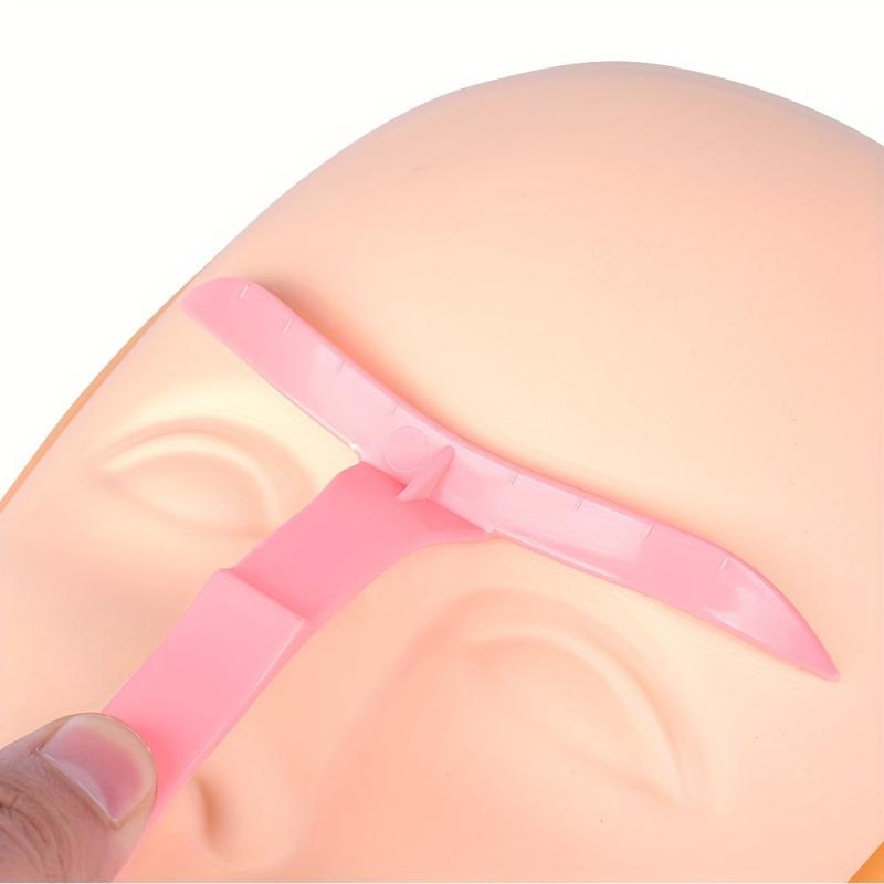 4pcs Plastic Microblading Eyebrow Permanent Tattoo Eyebrows Stencil Ruler