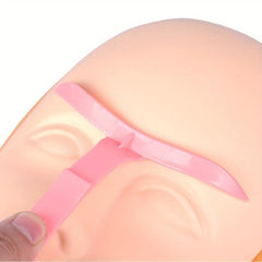 4pcs Plastic Microblading Eyebrow Permanent Tattoo Eyebrows Stencil Ruler