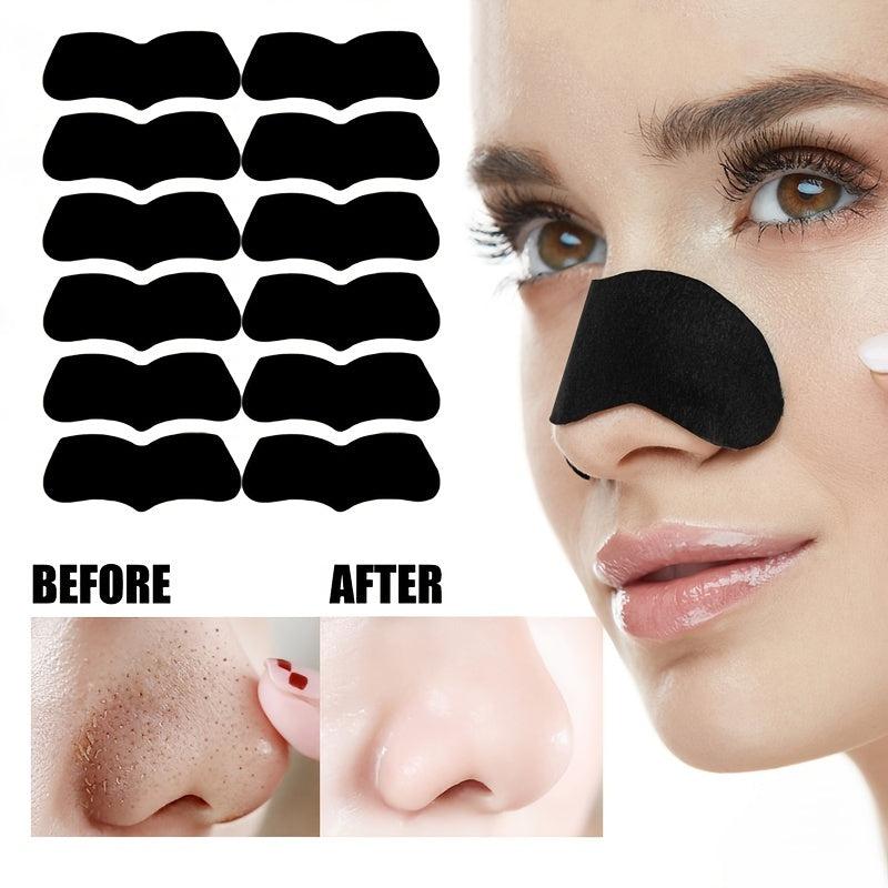 10 Pcs Blackhead Remover Mask Deep Cleansing Skin Care Pore Acne Caring Mask