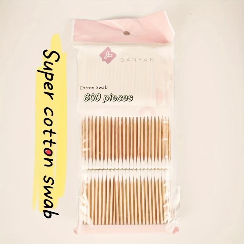 600 PCS Double Headed Cotton Swabs Disposable Cotton Buds