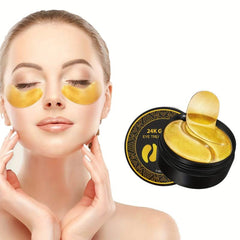 24K Golden Eye Mask Eye Patch To Improve Fine Lines Dark Circles