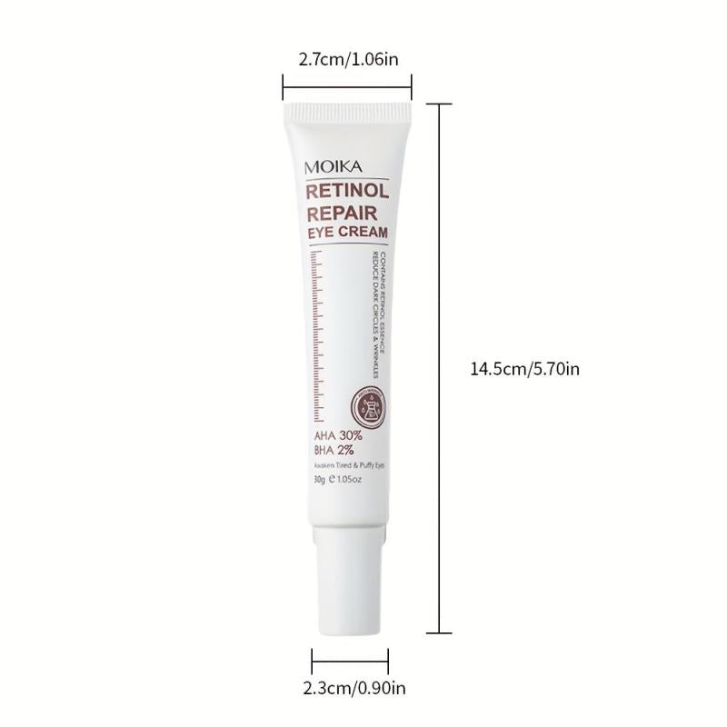 30g Retinol Eye Cream Dark Circles Bag Reduction Crow's Feet Smoothing