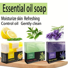 Natural Bar Soap Organic Pure Essential Body Face Hand Wash Skincare