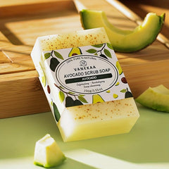 Avocado Scrub Soap for Face and Body Care