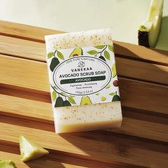 Avocado Scrub Soap for Face and Body Care