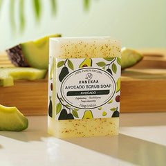 Avocado Scrub Soap for Face and Body Care