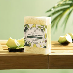 Avocado Scrub Soap for Face and Body Care