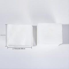 120 Thick Square Organic Cosmetic Pads for Skin Care & Makeup Removal