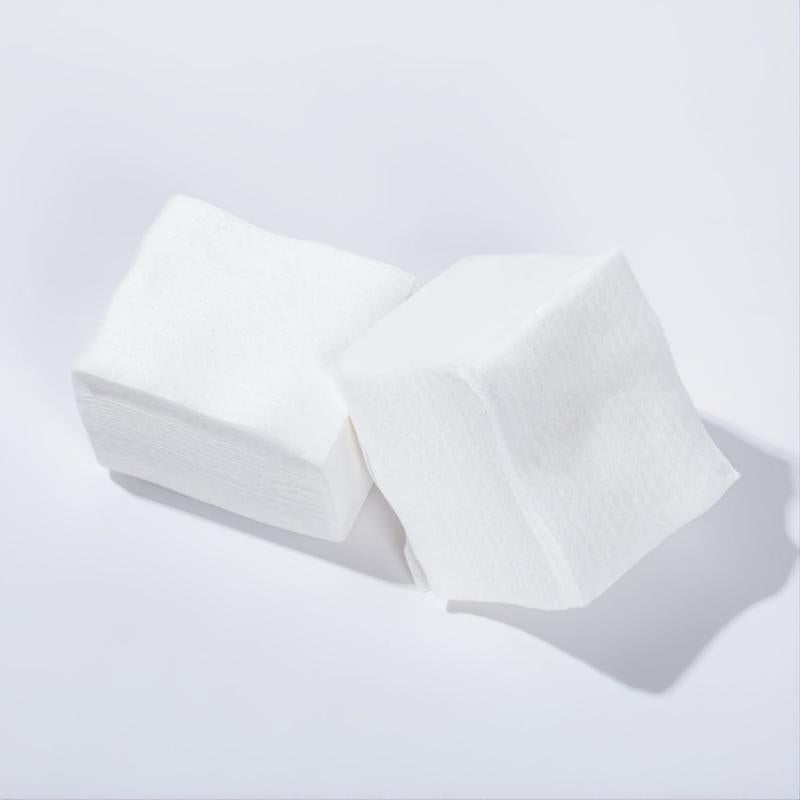 120 Thick Square Organic Cosmetic Pads for Skin Care & Makeup Removal