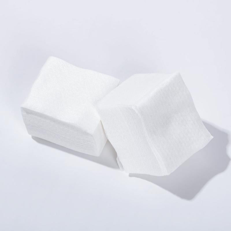 120 Thick Square Organic Cosmetic Pads for Skin Care & Makeup Removal