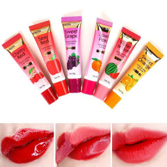 2PCS Peel Off Liquid Lipstick Set Waterproof Long Lasting Lip Gloss Tint