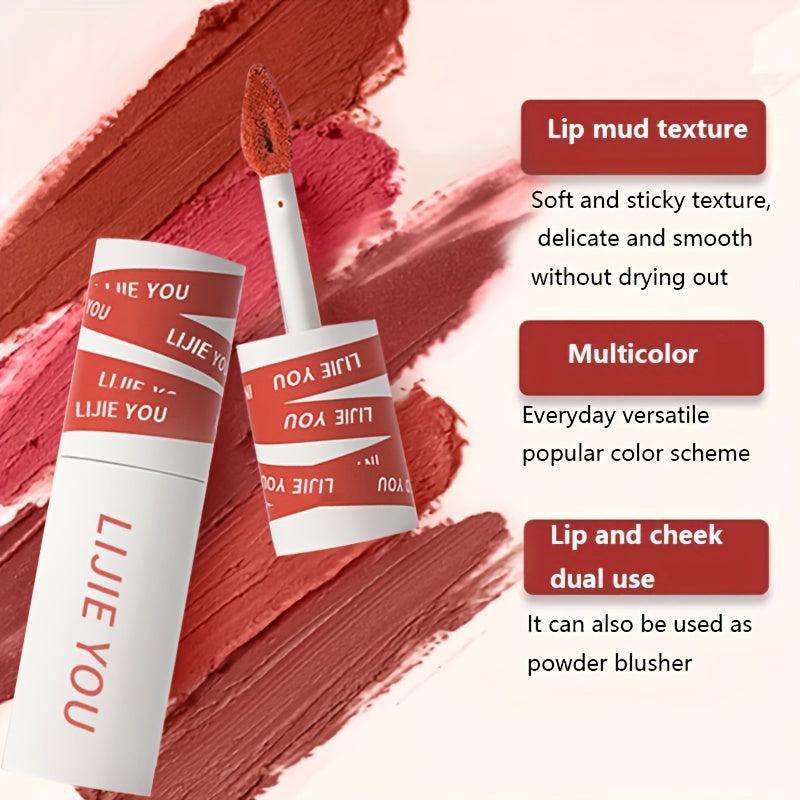 Matte Lipstick Lip Mud Waterproof Long Lasting Velvet Lip Stains