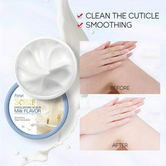 Fenyi Shea Butter Body Scrub Peach Milk Exfoliating Smooth Rejuvenation