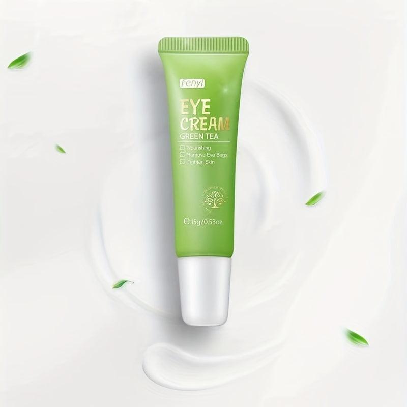 15g Green Tea Firming Eye Cream Dark Circles Wrinkle Cream Bags Fine Lines Puffi