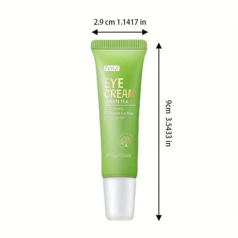 15g Green Tea Firming Eye Cream Dark Circles Wrinkle Cream Bags Fine Lines Puffi