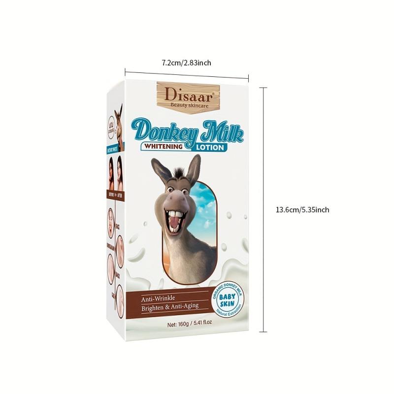160g Donkey Milk Body Lotion Essential VC Skin Care Moisturizer Autumn Winter