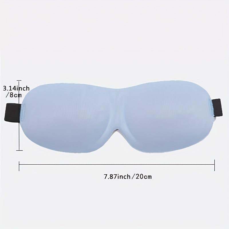 Adjustable 3D Contoured Sleep Mask Blindfold for Men and Women