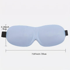 Adjustable 3D Contoured Sleep Mask Blindfold for Men and Women