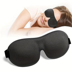 Adjustable 3D Contoured Sleep Mask Blindfold for Men and Women