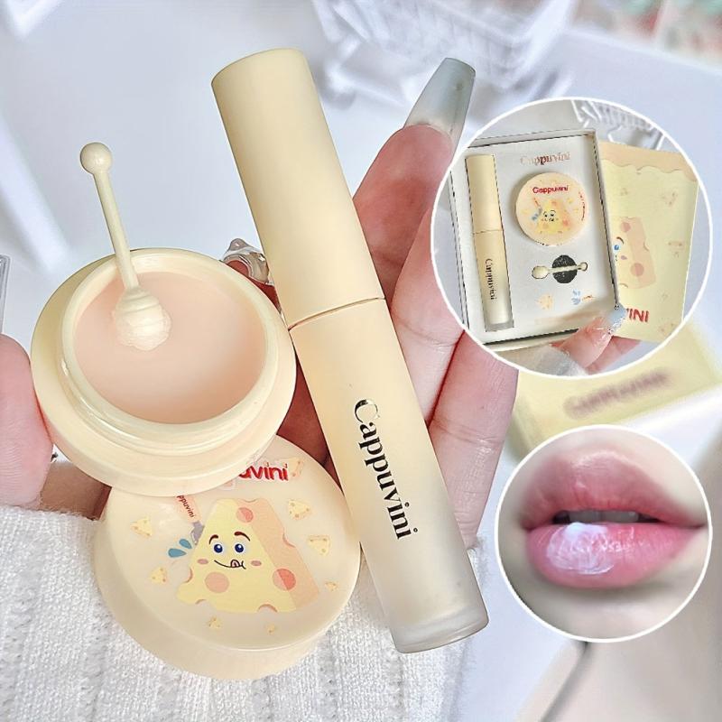 3g 4g Cheese Lip Cream Lip Mask Set Moisturizing And Nourishing Lip Skin