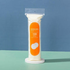 100pcs Thickened Soft Cotton Rounds for Makeup Removal and Cleansing