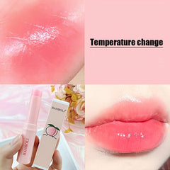 Natural Peach Lip Balm Temperature Change Lipstick