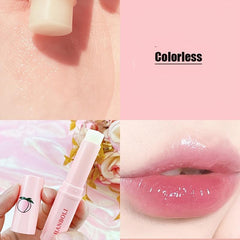 Natural Peach Lip Balm Temperature Change Lipstick