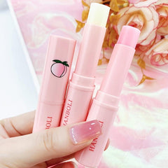 Natural Peach Lip Balm Temperature Change Lipstick