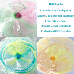 Organic Bubble Bath Bombs Gift Set