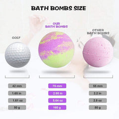 Organic Bubble Bath Bombs Gift Set
