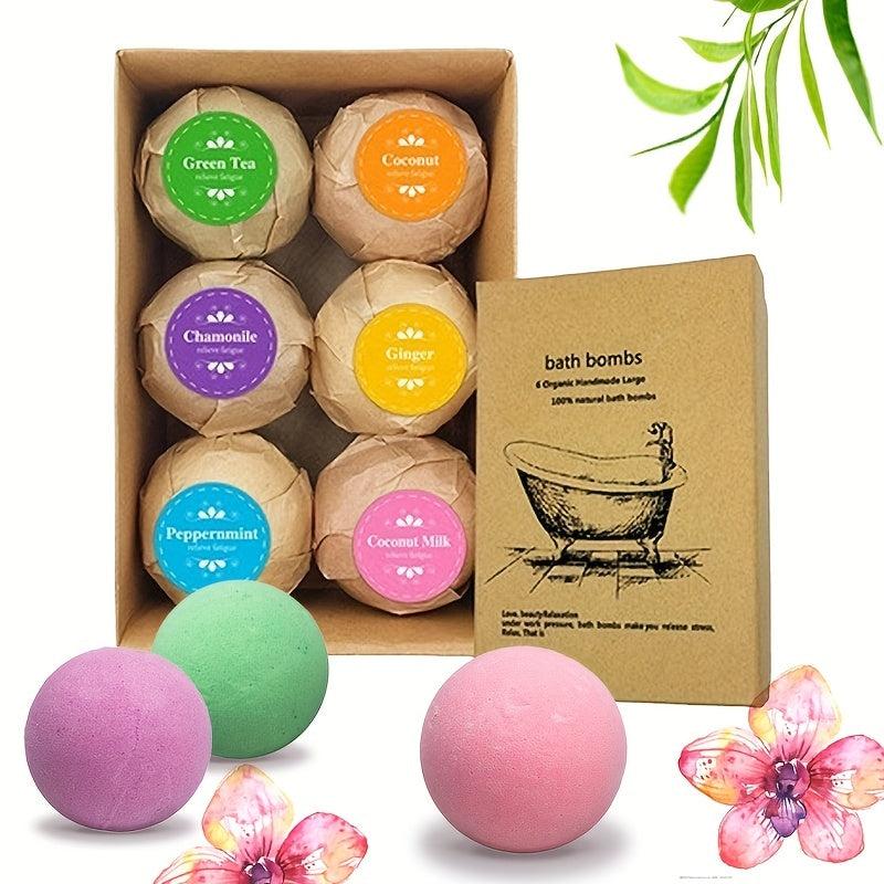 Organic Bubble Bath Bombs Gift Set