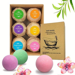Organic Bubble Bath Bombs Gift Set