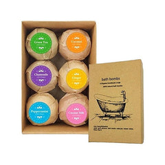 Organic Bubble Bath Bombs Gift Set