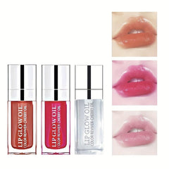 Set Of 3 Lip Gloss Hydrating Moisturizing Plumping Lip Tinted Lip Care