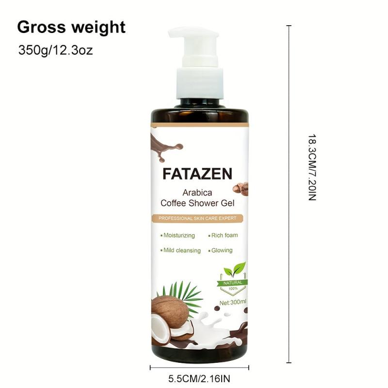Arabica Coffee Coconut Shower Gel Herbal Whitening Antioxidant Body Wash